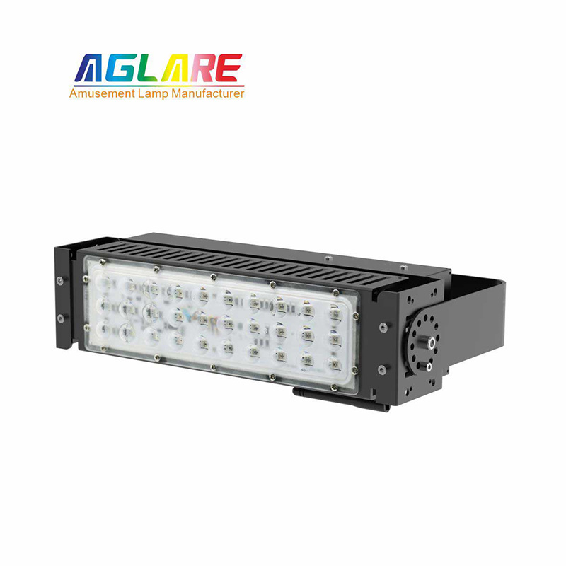 LED彩色投光灯 带？50W变色RGB泛光灯