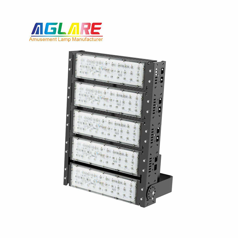 led彩色投光灯 带？250W变色RGB泛光灯游乐园公园景观户外照明