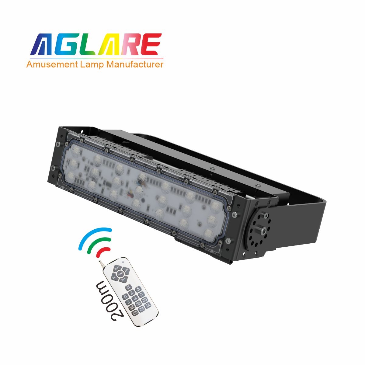 50W LED彩色投光灯带？仄
